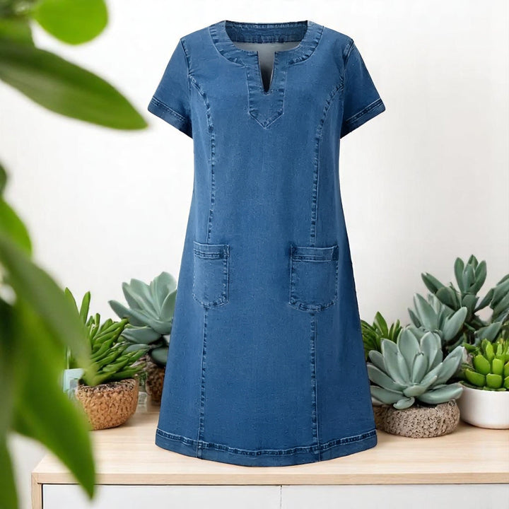 Hilda | Soft Denim Dress