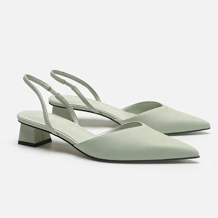 Madeleine | Low Heel Slingback Shoes
