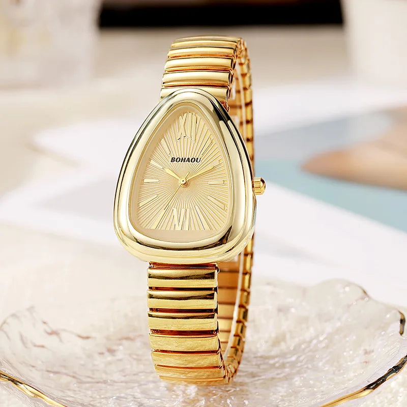 Dee | Gold Serpent Watch