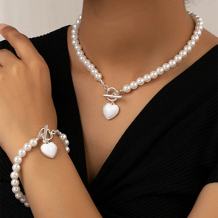 Mamie | Pearl Necklace Set
