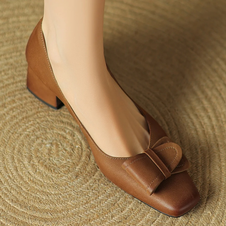 Ashleigh | Leather Heels