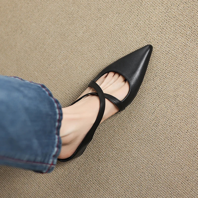 Lavinia | Genuine Leather Mules