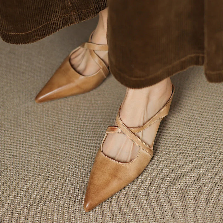 Lavinia | Genuine Leather Mules