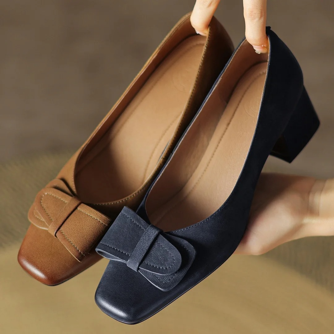 Ashleigh | Leather Heels