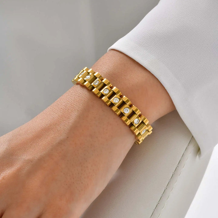 Alberta | Interlocking Link Bracelet