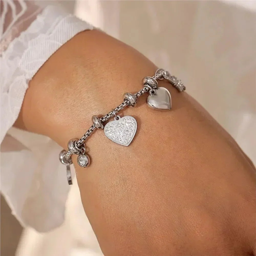 Gabby | Zircon Charm Bracelet