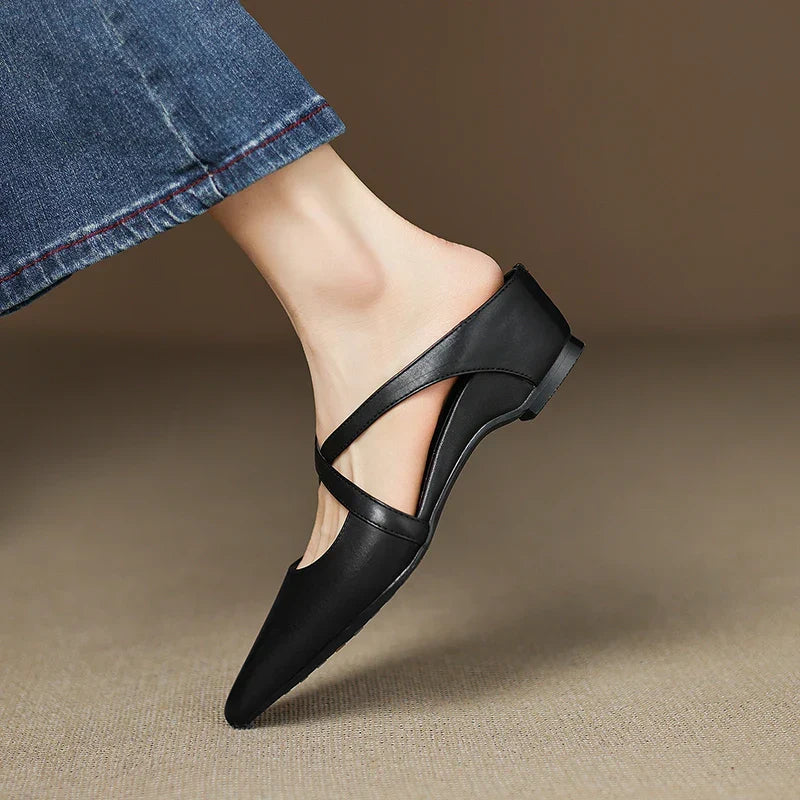 Lavinia | Genuine Leather Mules