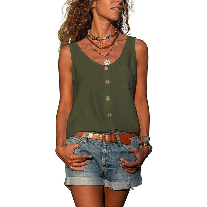 Fallon | Relaxed Ibiza-Style Sleeveless Top