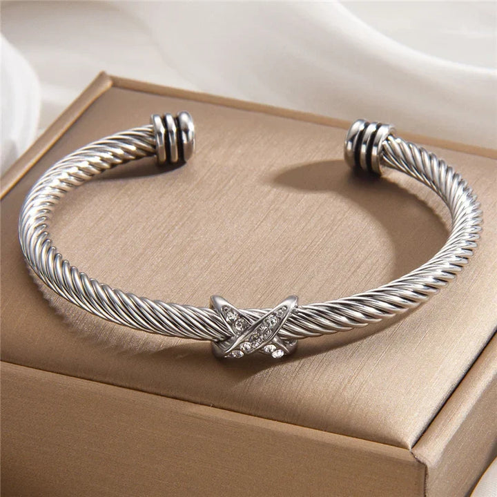 Nicky | Crystal Cable Bracelet