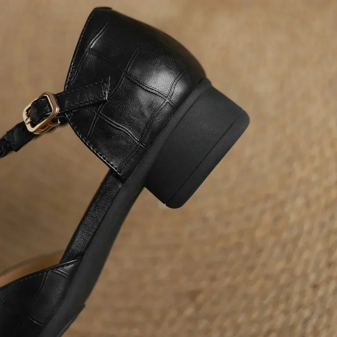 Niamh | Leather Mary Janes