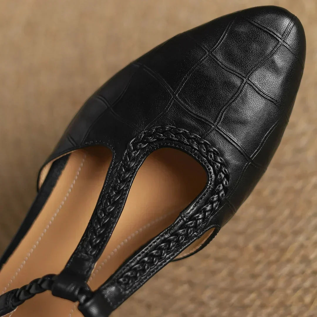 Niamh | Leather Mary Janes