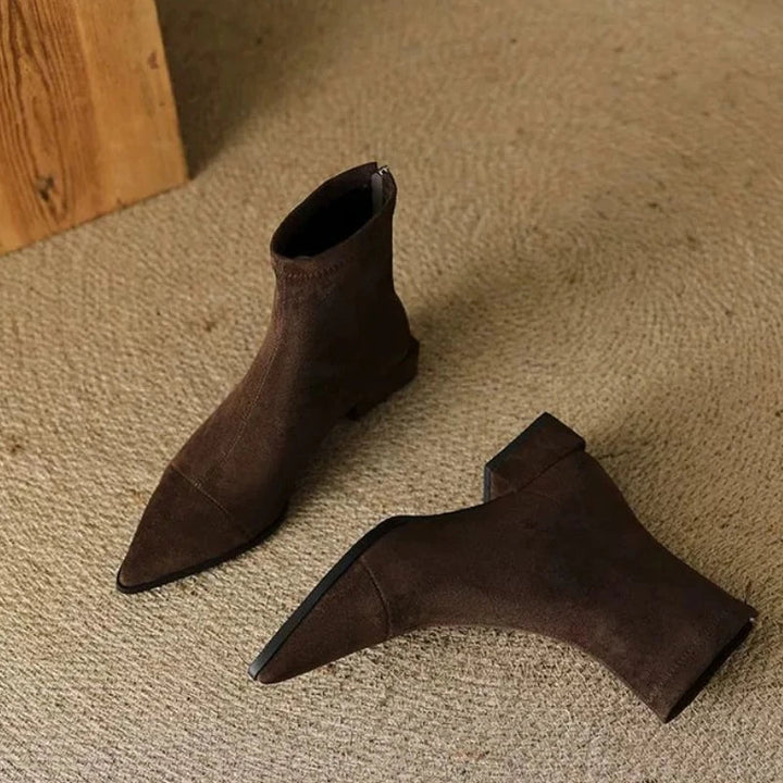 Solveig | Elegant Comfort Heel Boots