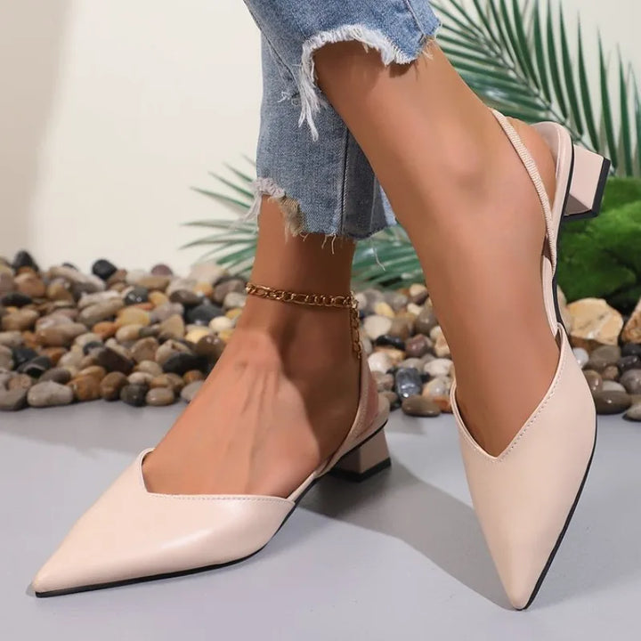 Trina | Low Block Heel Slingbacks