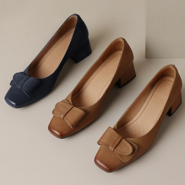 Ashleigh | Leather Heels