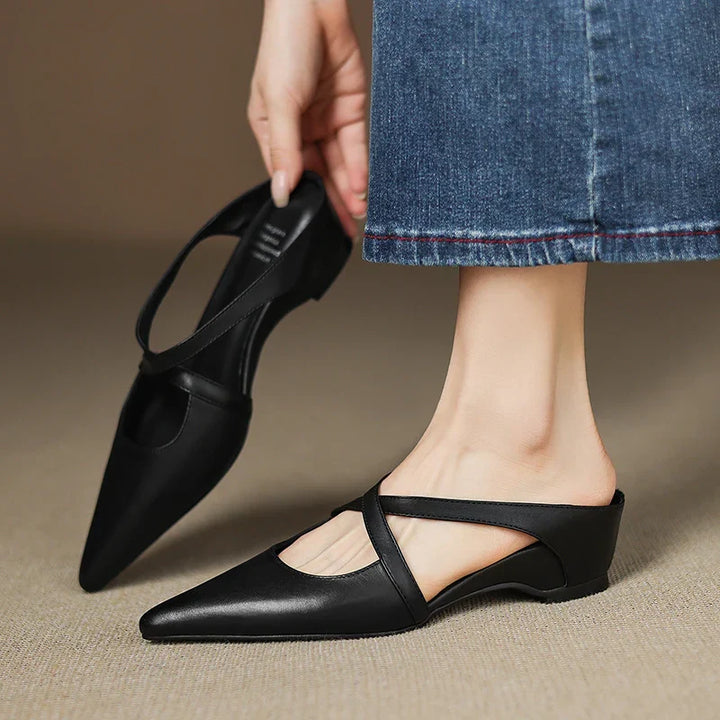Lavinia | Genuine Leather Mules