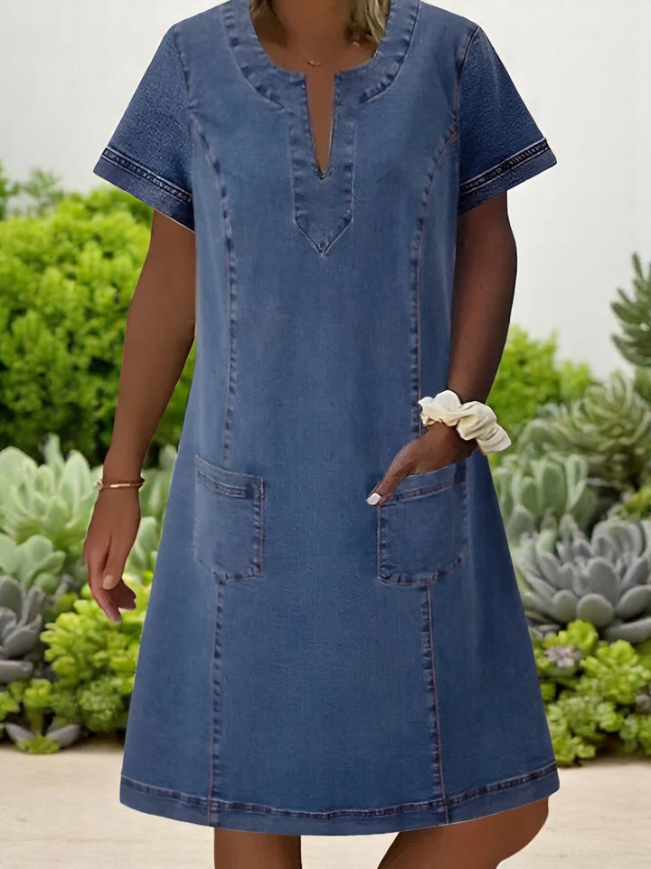 Hilda | Soft Denim Dress