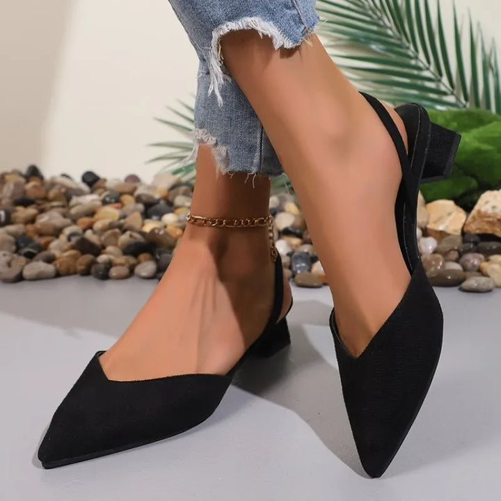 Trina | Low Block Heel Slingbacks