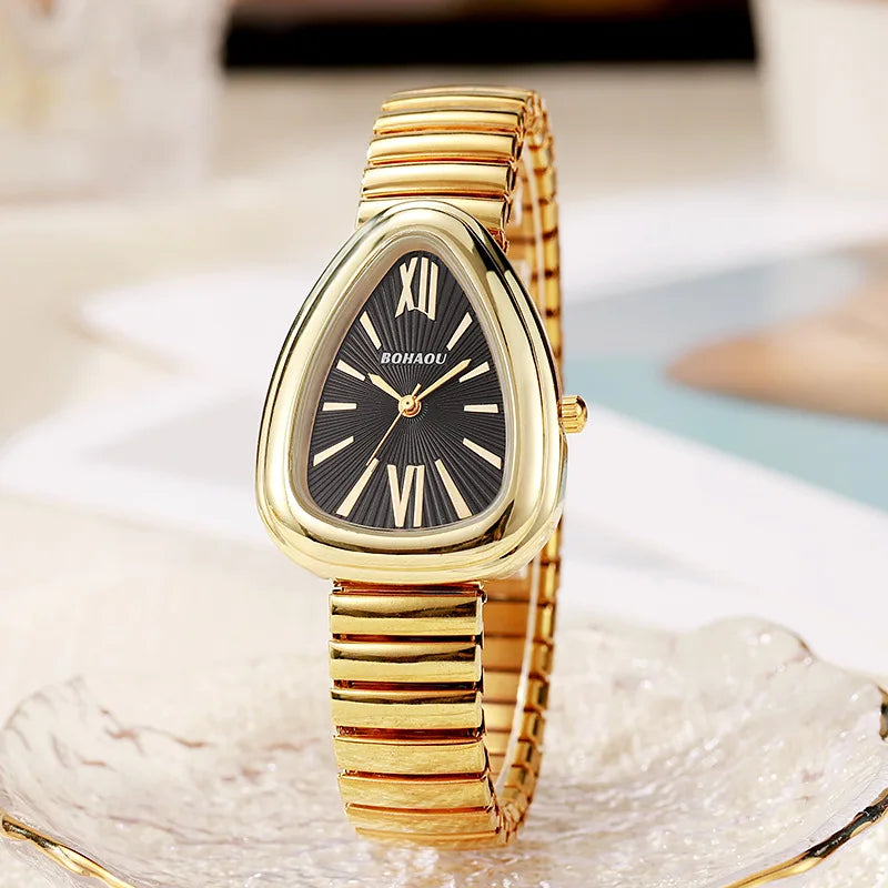 Dee | Gold Serpent Watch