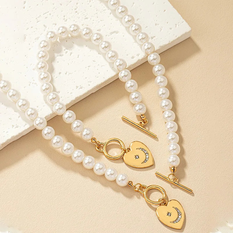 Mamie | Pearl Necklace Set
