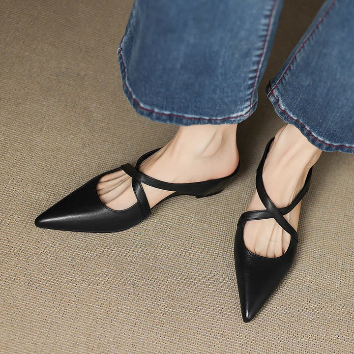 Lavinia | Genuine Leather Mules