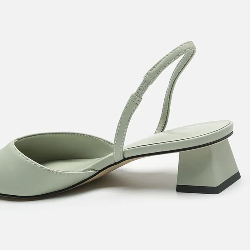 Madeleine | Low Heel Slingback Shoes