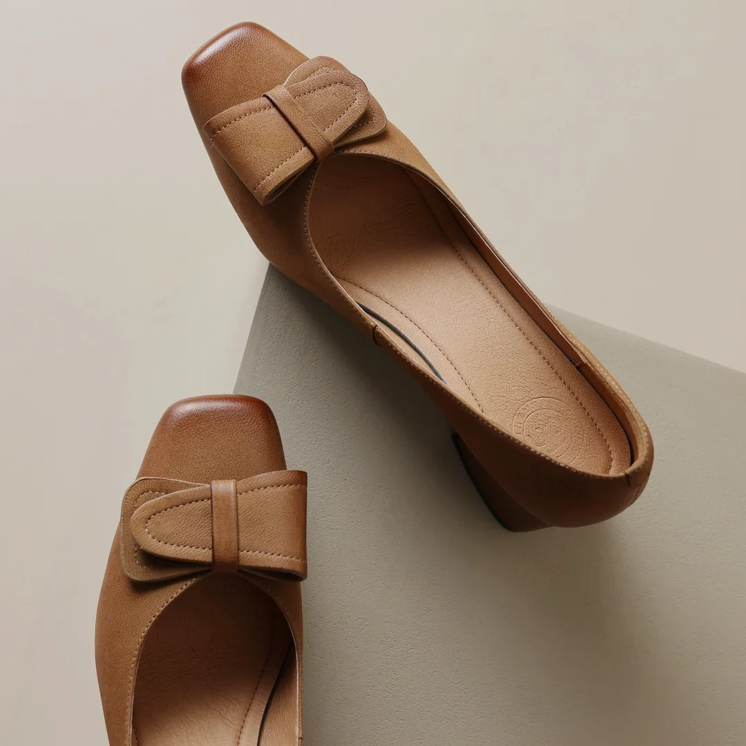 Ashleigh | Leather Heels