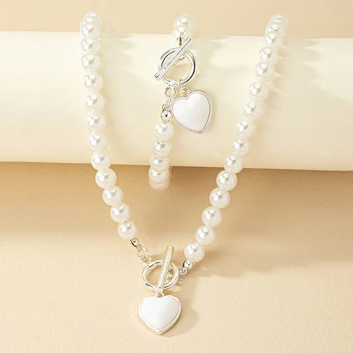 Mamie | Pearl Necklace Set