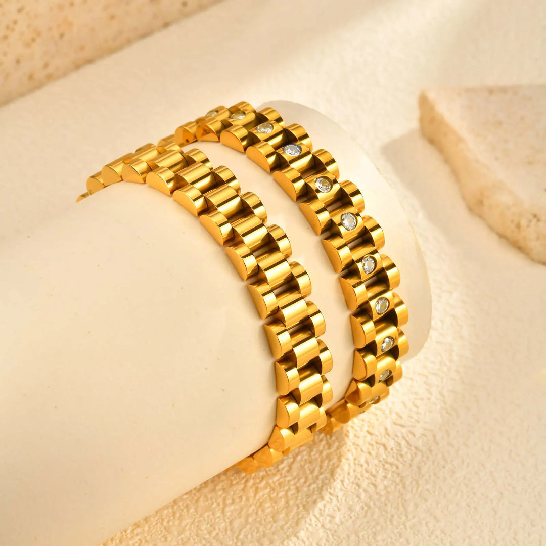 Alberta | Interlocking Link Bracelet