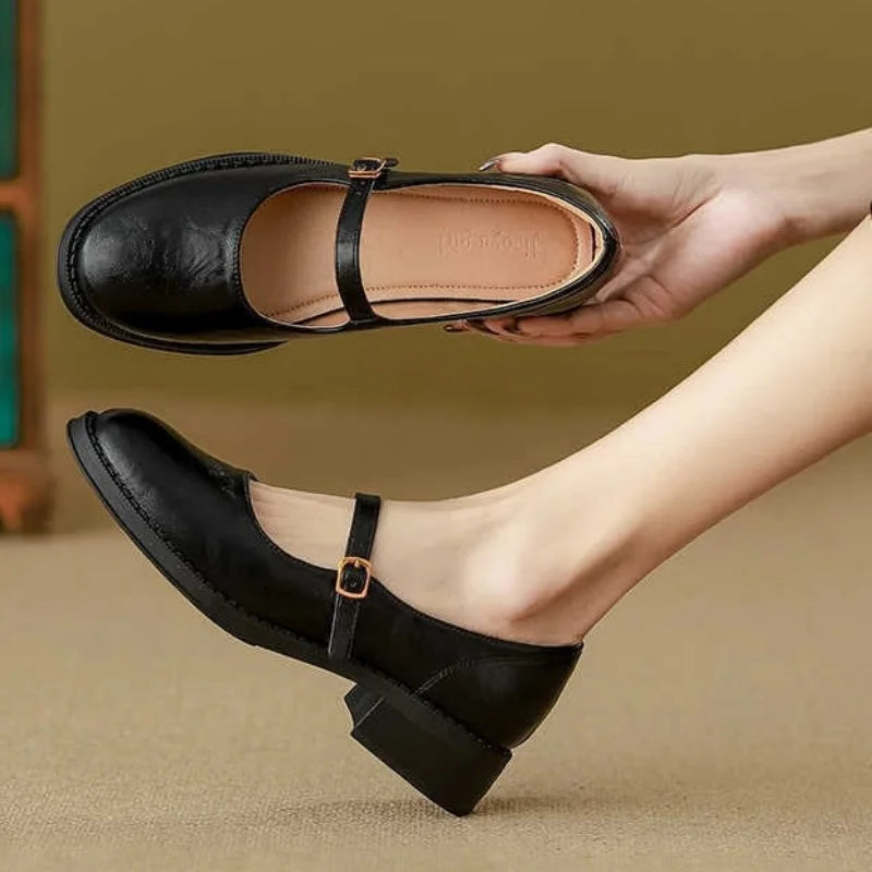 Roisin | Classic Comfort Mary Janes Made Of Leather
