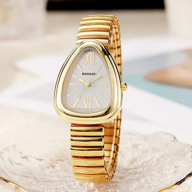Dee | Gold Serpent Watch