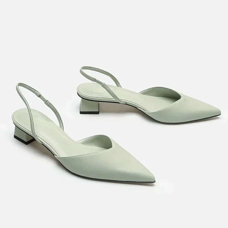 Madeleine | Low Heel Slingback Shoes