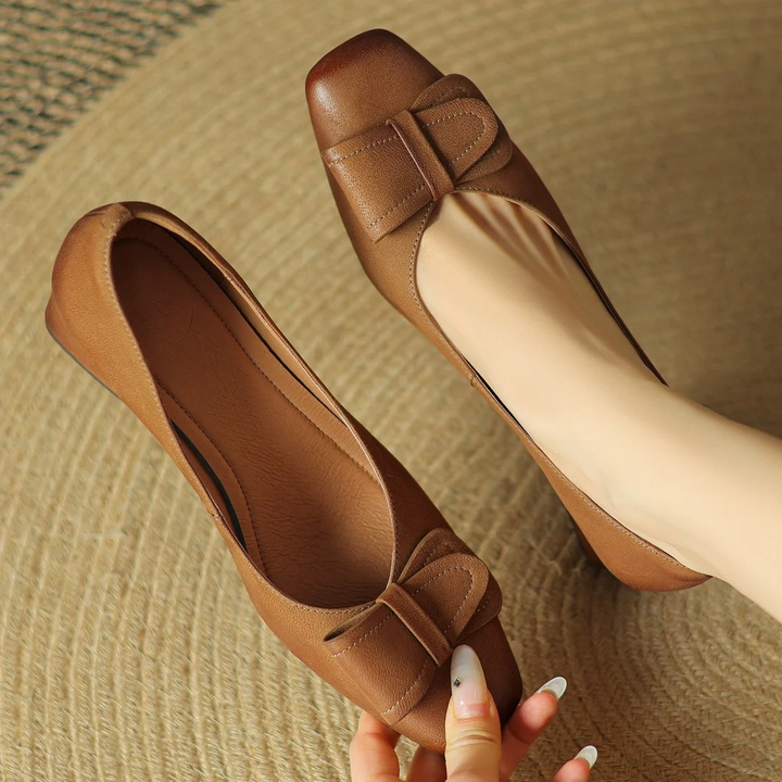 Ashleigh | Leather Heels