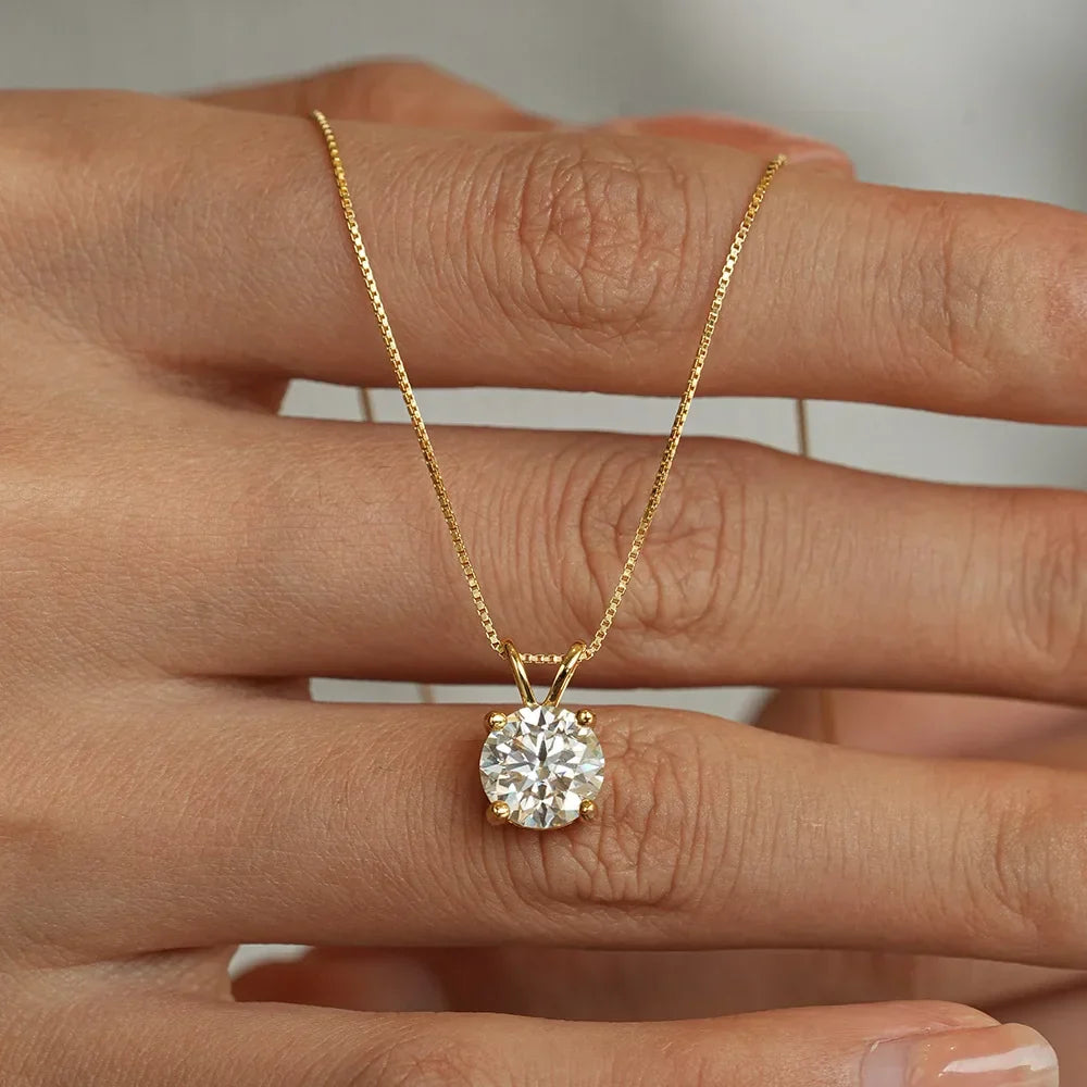 Dimity | Moissanite Pendant