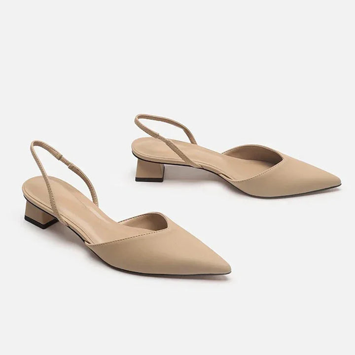 Madeleine | Low Heel Slingback Shoes
