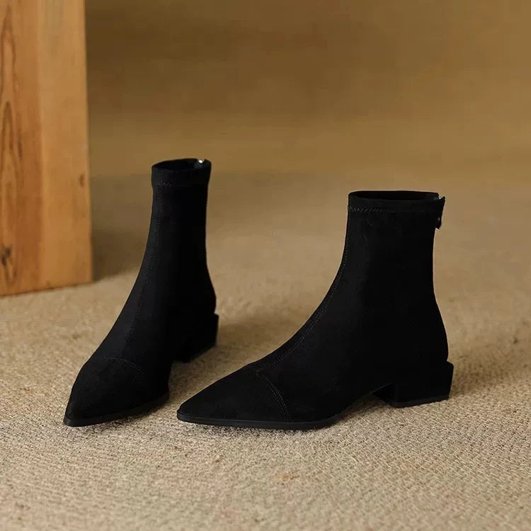 Solveig | Elegant Comfort Heel Boots