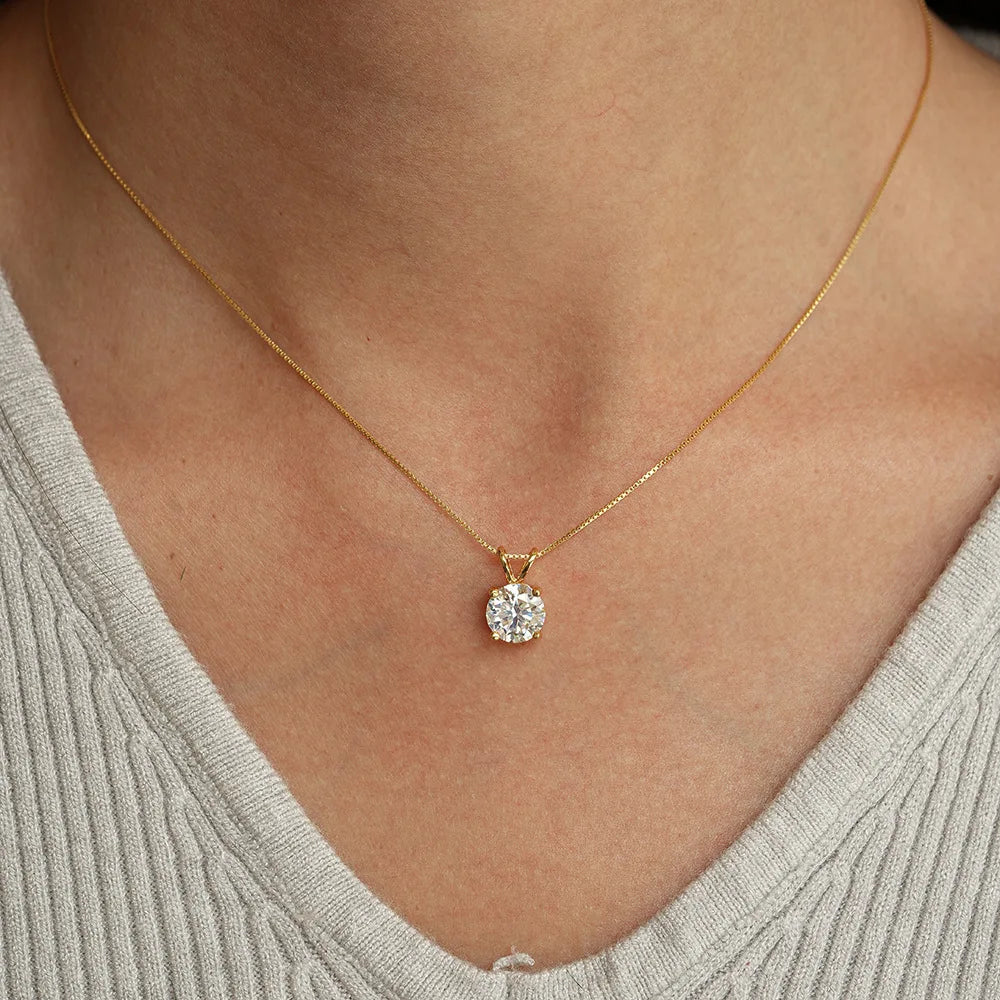 Dimity | Moissanite Pendant