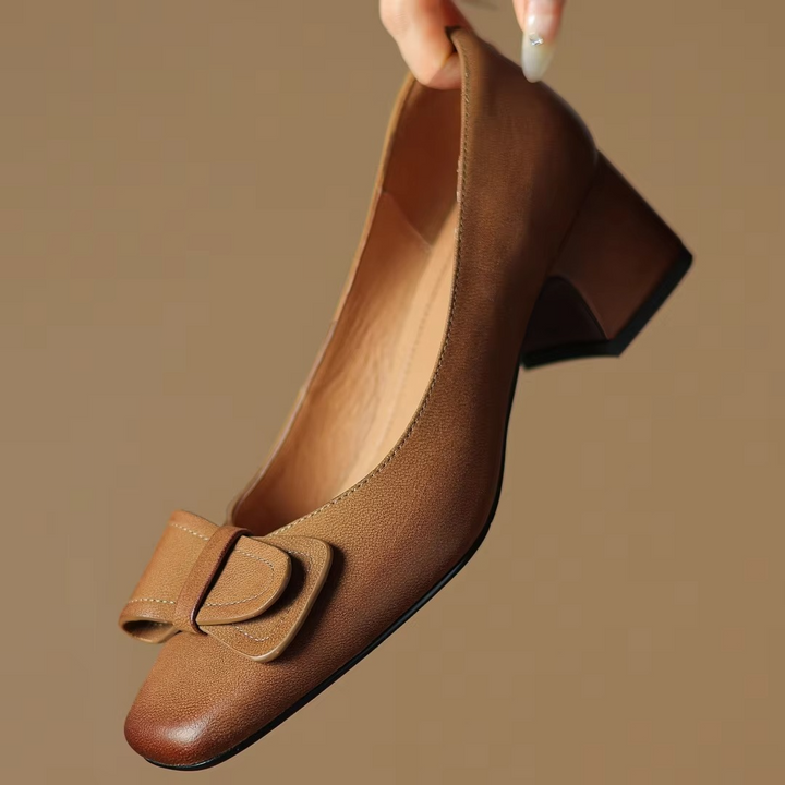 Ashleigh | Leather Heels