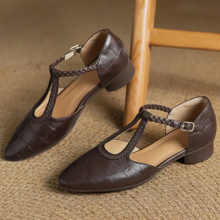 Niamh | Leather Mary Janes