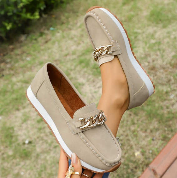 Tamsin | Orthopaedic Diamond Buckle Loafers