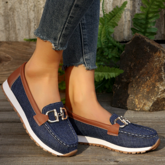 Ricki | Flat Buckle Loafers