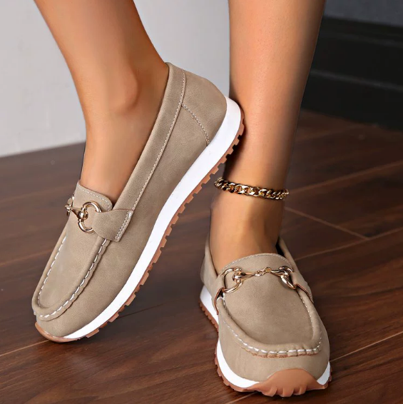 Tatiana | Flat Buckle Loafers