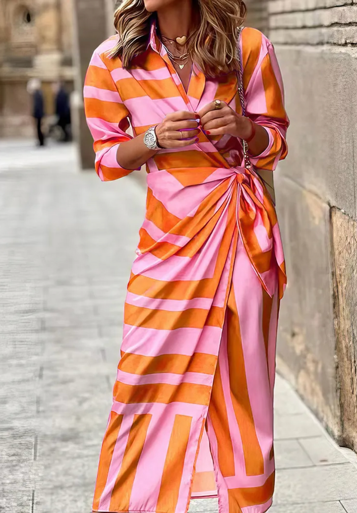 Leila | Printed Wrap Dress
