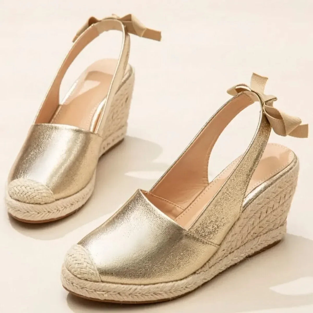 Wilhelmina | Espadrille Wedge Slingback