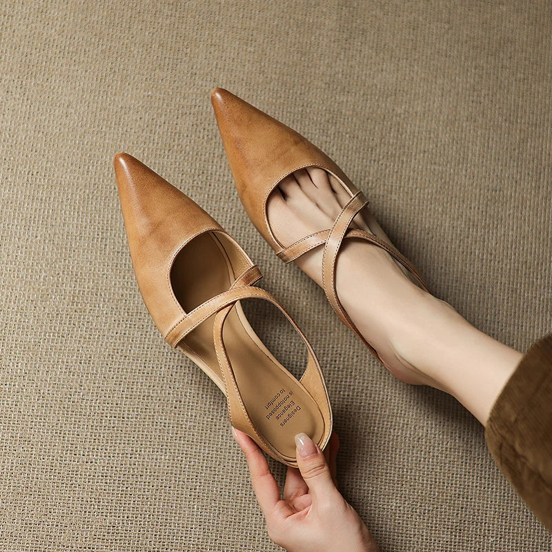 Lavinia | Genuine Leather Mules