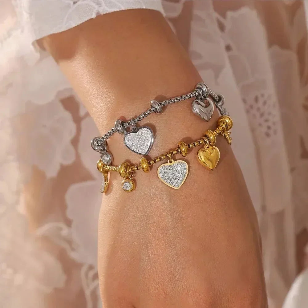 Gabby | Zircon Charm Bracelet
