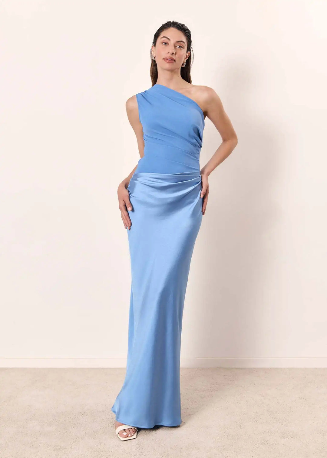 Maree | Maxi Dress with a Guilt in Satin
