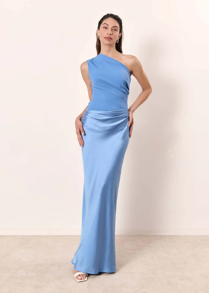 Maree | Maxi Dress with a Guilt in Satin