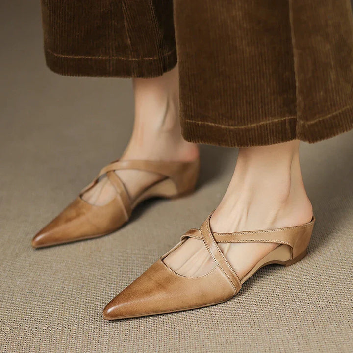 Lavinia | Genuine Leather Mules