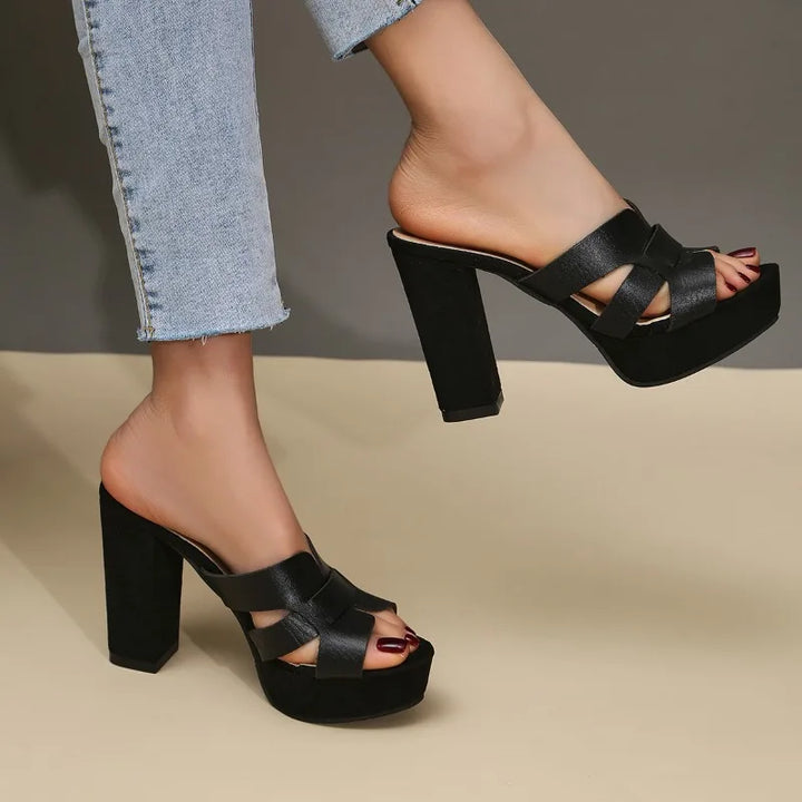 Alana | Effortless Platform Elegance Heels
