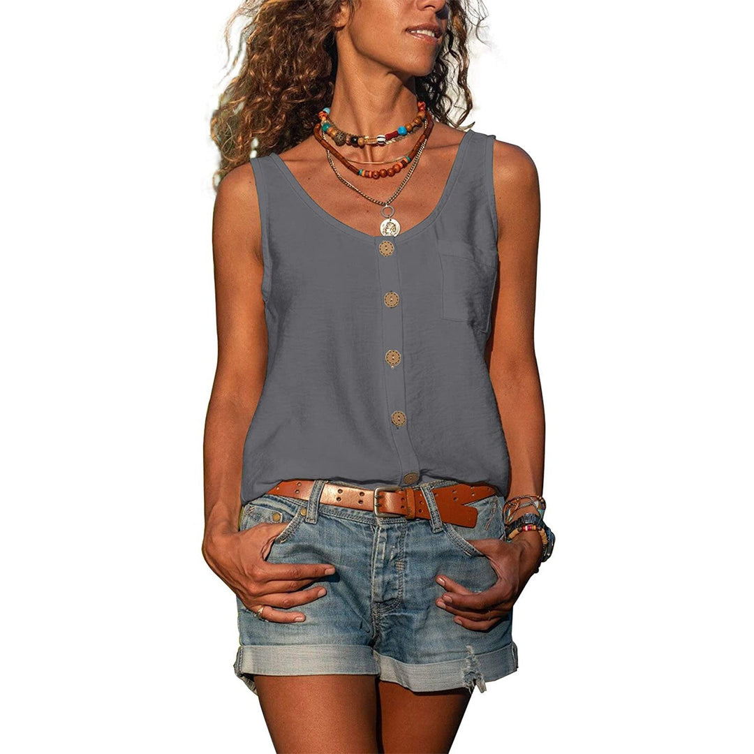 Fallon | Relaxed Ibiza-Style Sleeveless Top